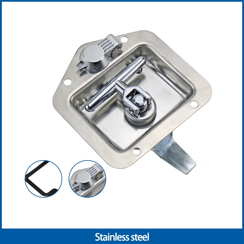 

304 Stainless Steel Panel Lock T-Shaped Tongue Box Lock Industrial Cabinet Heavy Engineering Truck Special Vehicle Lock