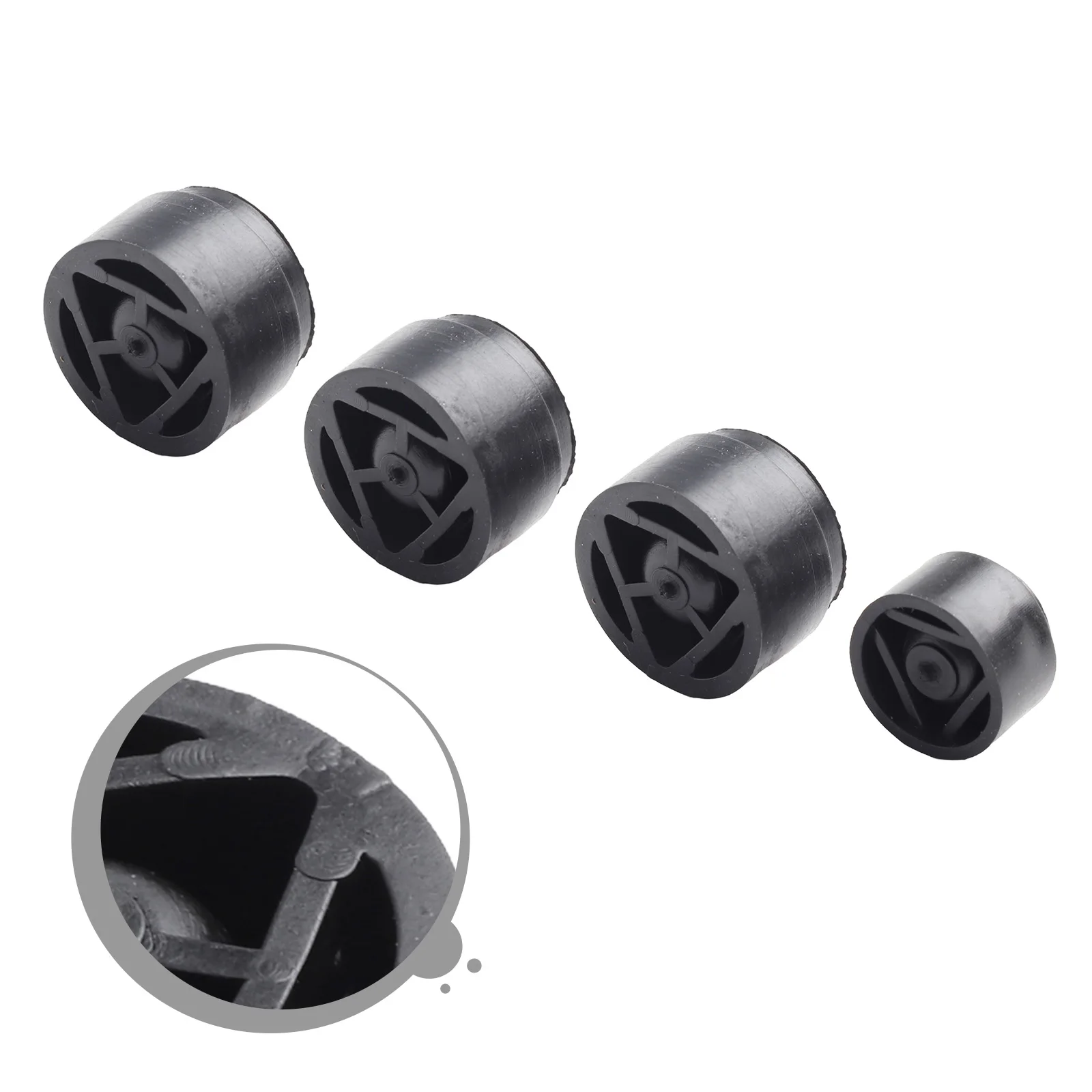 Engine Cover Mounts Black Engine Cover Grommets Easy To Install High Quality Material Long-lasting Performance