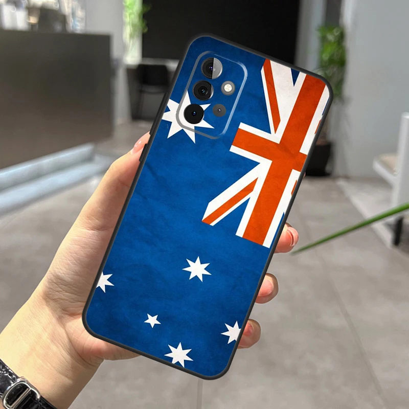 Australia Flag Phone Case For Samsung Galaxy A14 A34 A54 A12 A32 A42 A52 A13 A23 A33 A53 A73 A52S A71 A51