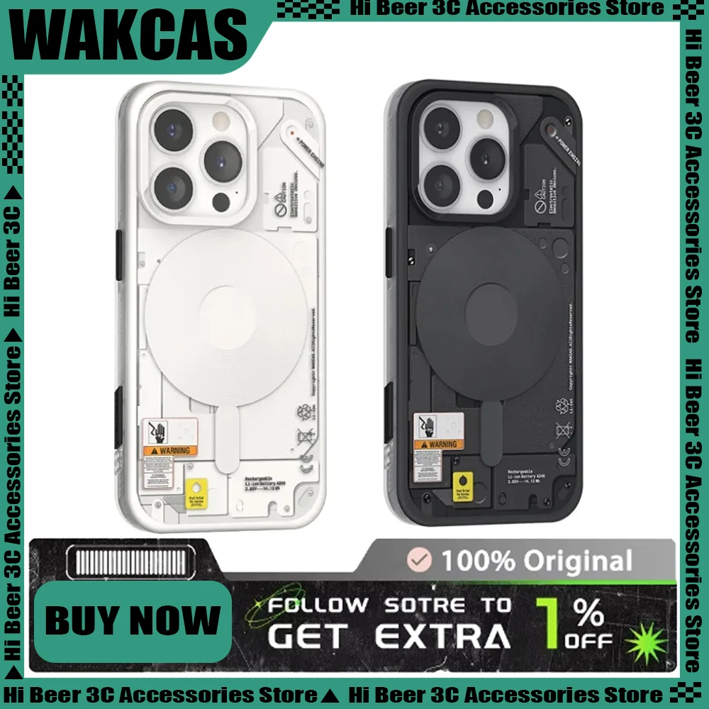 

WAKCAS Frosted Mobile Phone Case High Quality for Iphone 16 15 Pro Max Personalized Magnetic Anti-fall Shell Protective Cover