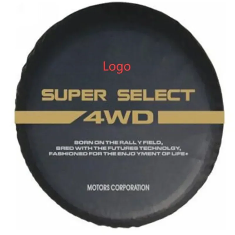 1 Uds. Funda protectora para neumático de repuesto de poliéster resistente de 14 15 1617 pulgadas para coche, bolsa protectora para accesorios Mitsubishi Pajer