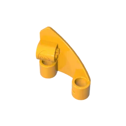 Painel curvo Gobricks GDS-90255 #   9 3 x 3 cônico esquerdo compatível com lego 2395 blocos de construção DIY infantis técnicos