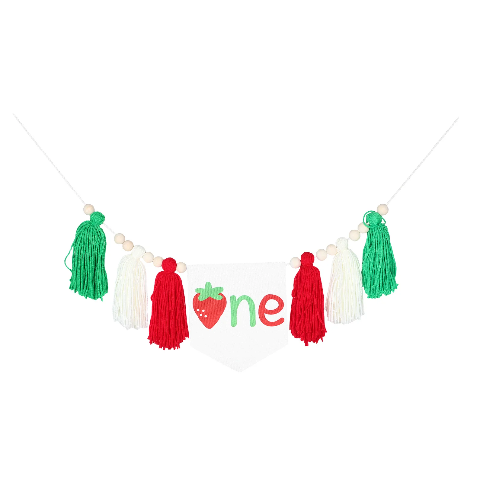 

Strawberry Birthday Party Decorative Banner Strawberry Theme Wall Hanging Banner Kids Indoor Outdoor Party Supplies Photo