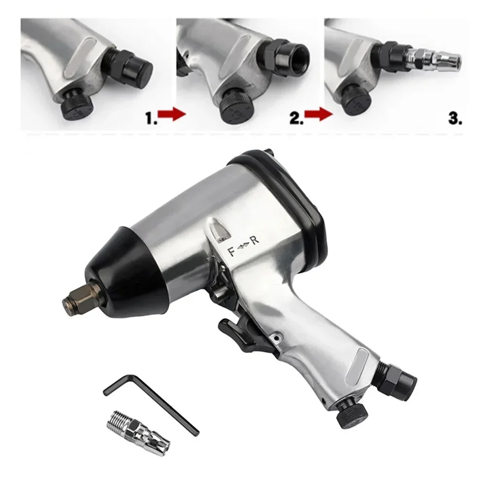 Imagem -03 - Nova Chave de Torque Pneumática de ar 7000rpm Velocidade 230ft-lb 312n-m Chave de Catraca de Impacto Pneumático para Ferramentas de Reparo de Roda de Carro