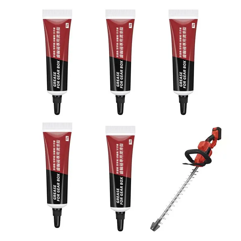 5Pcs Rasenmäher Fett Getriebe Fett Multifunktions Schmiermittel Tanken Düse Gewinde Design Für Heckenschere