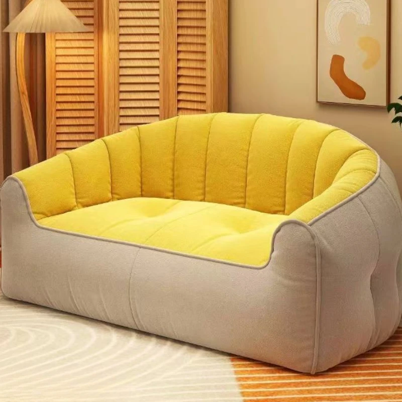 Bean Bag Sofa Comfortable Chair Plushies Portable Sofa Bags Nordic Home Balcony Sofu Fluffy Lazy Furniture For Room Puff Gigante