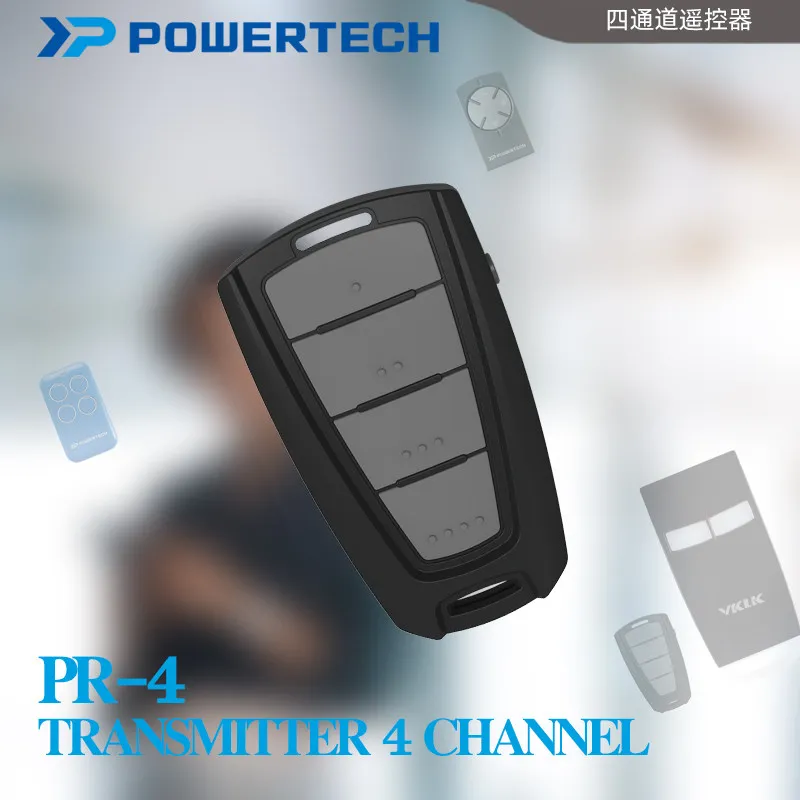 

Оригинальный пульт дистанционного управления Powertech R1-009 PR2 PR4 R2 для гаражных ворот, 433,92 МГц, с плавающим кодом, 4-канальный передатчик