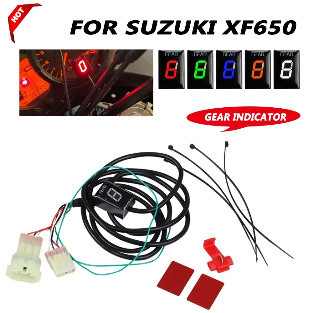 For Suzuki XF650 XF 650 Freezing 1997 - 2004 Special Electron injection Motorcycle Accessories LED Gear Indicator Speed Display