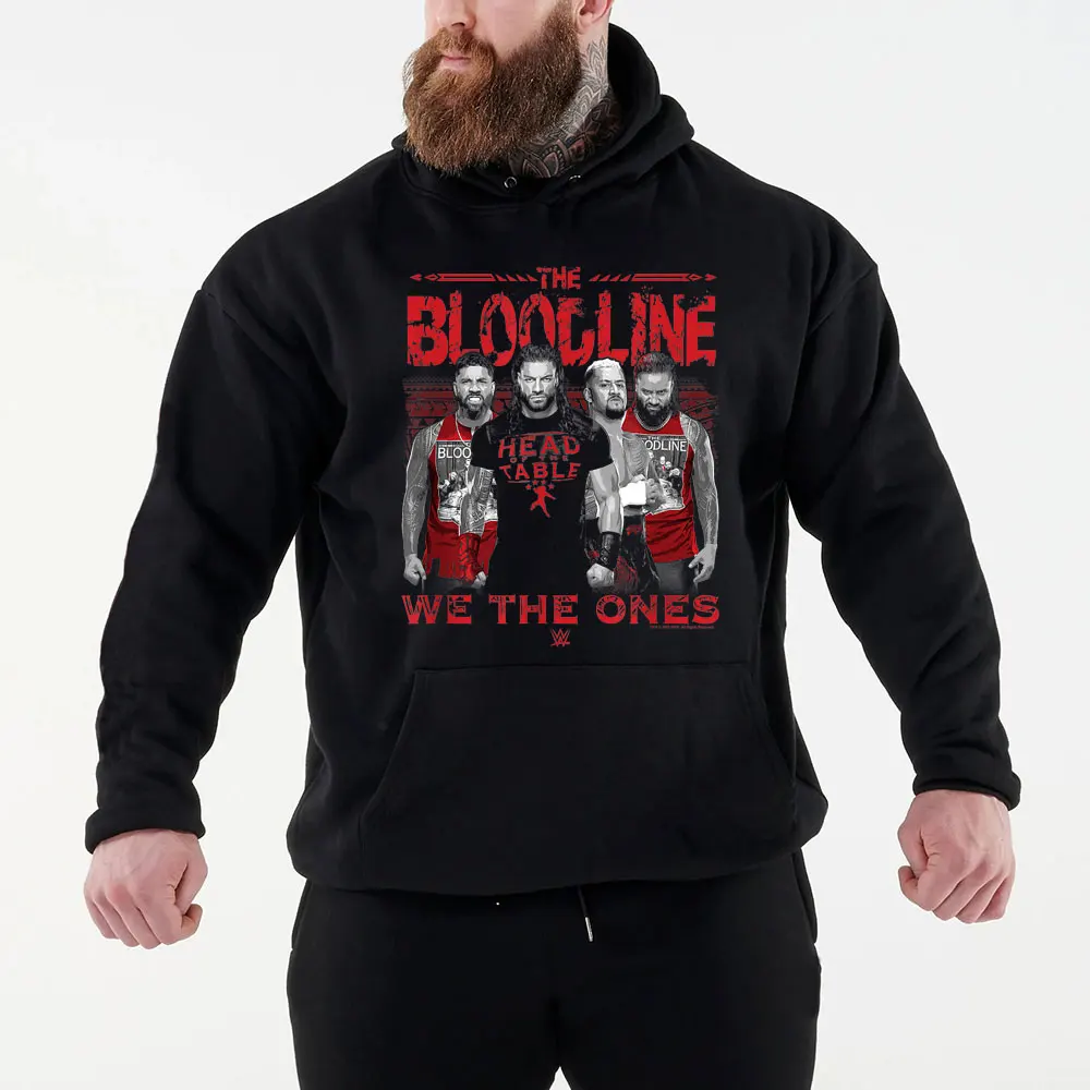 Roman Reigns The Bloodline We The ONES Men Hoodie Spring Autumn Male Oversized Pullover Tops New Fashion Man Clothes Sweatshirt