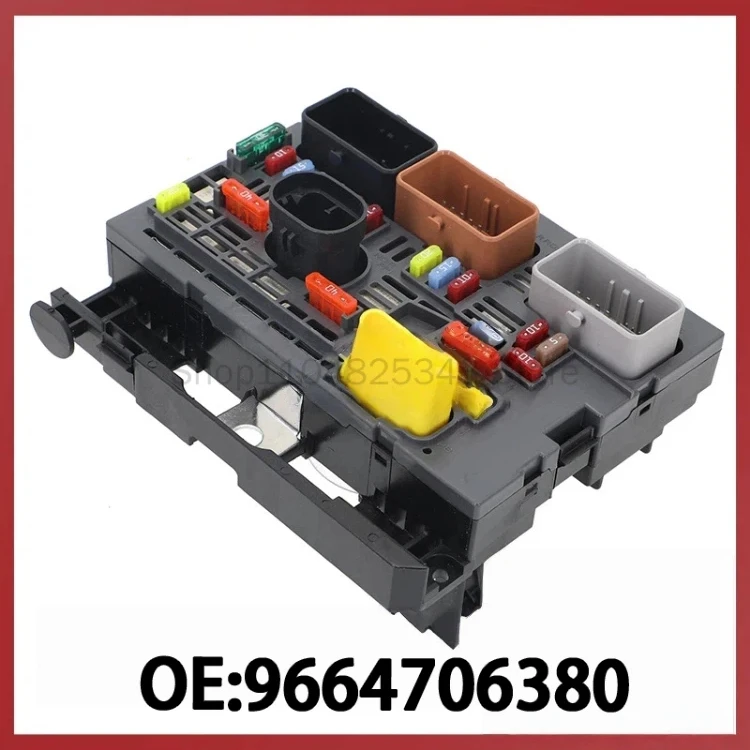 9664706380 For Peugeot 308 SW Auto Parts Fuse Box Battery Manager New