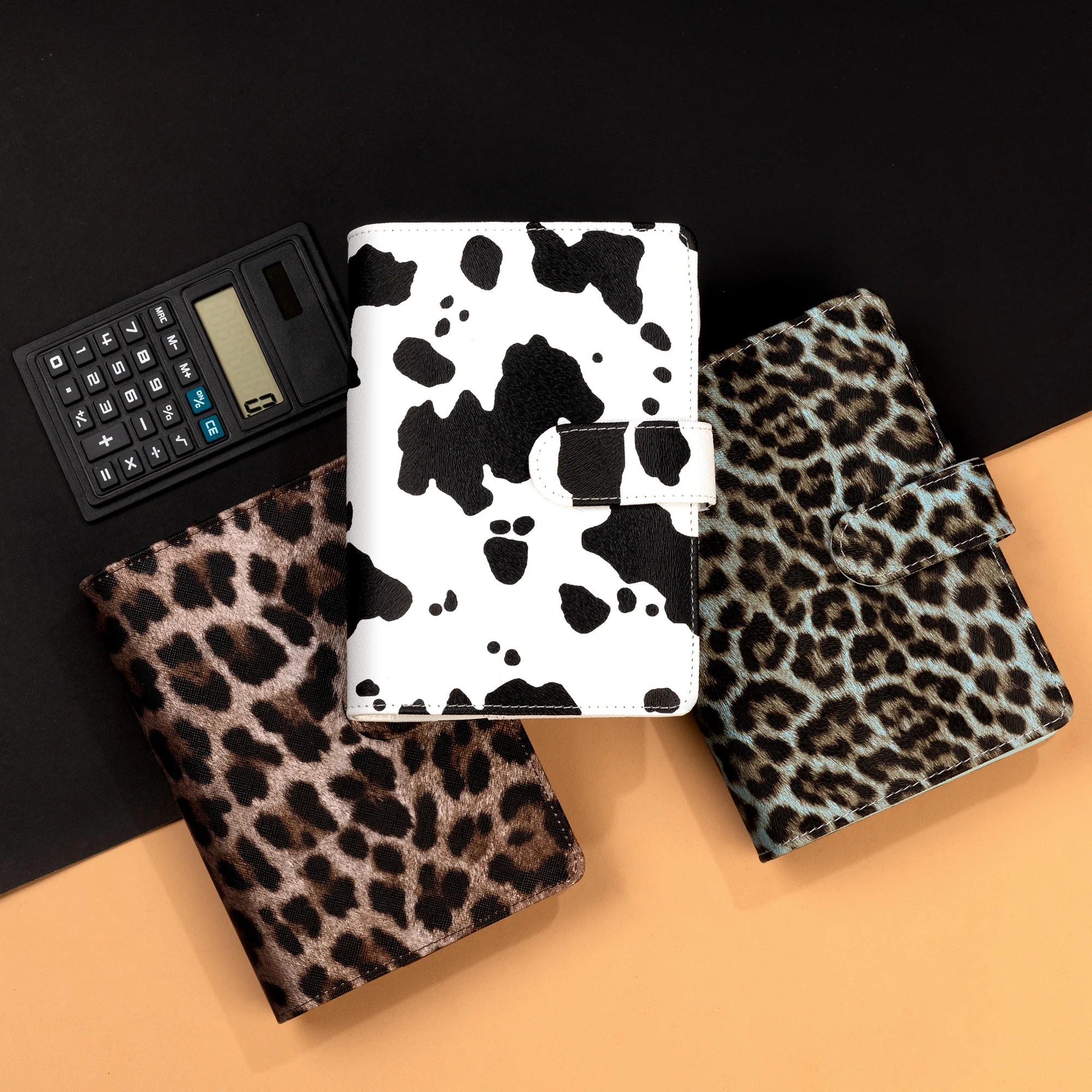 Leopard print plan: 1 bill manager and financial planner with no specified date, expense tracking book, cost saving notebook, mu