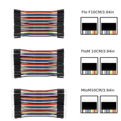 120PIN Cable Dupont Line 10cm Male to Male Female to Female Male to FeMale Jumper Dupont Wire Cable For PCB DIY KIT