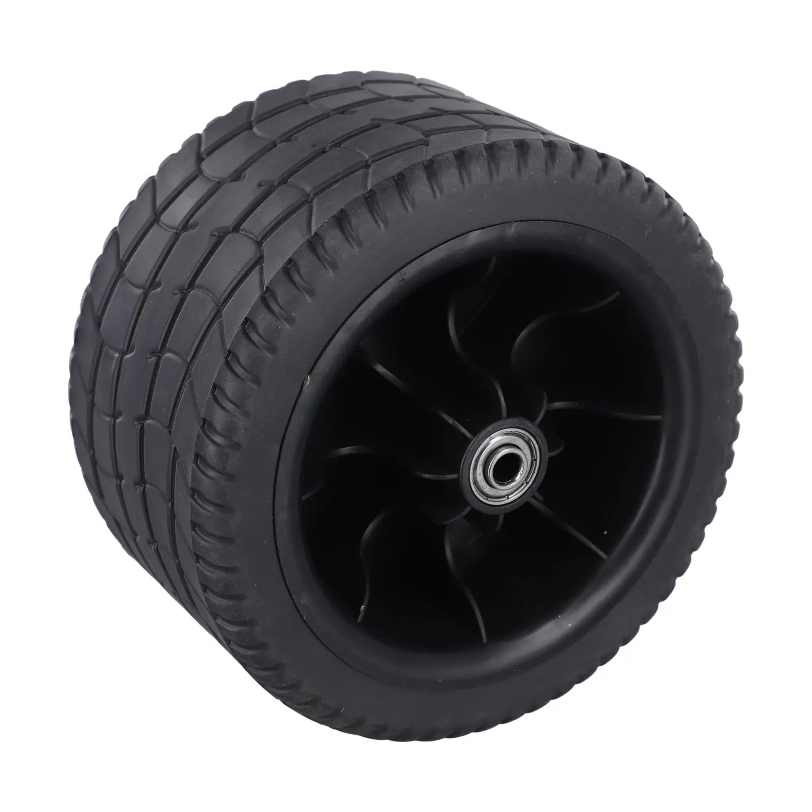 1PC Folding  Wagon Wheel 8/6.5inch 20*7.5 Pu Replacement Utility Wheel Camping Cart 6.3
