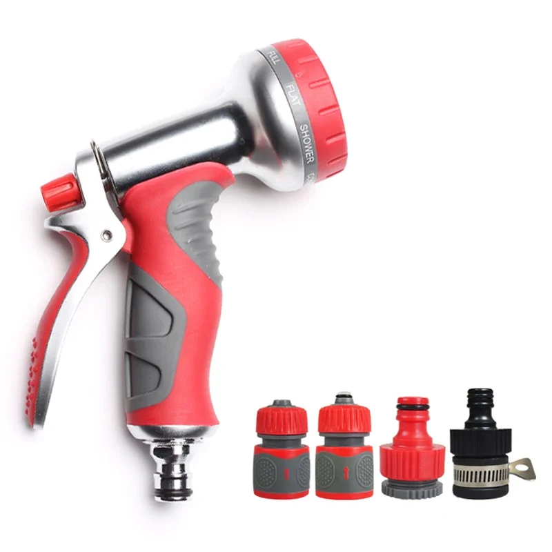 Adjustable High Pressure Watering Gun 9 Modes Garden Sprayer Nozzle for Plant Lawn Yard Irrigation - Water Saving Sprinkler