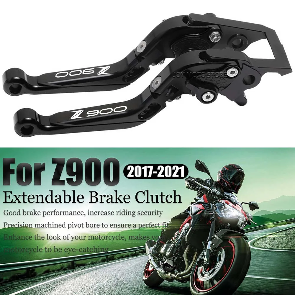 

For Z900 z900 2017-2021 Motorcycle Accessories CNC Brake Clutch Levers Adjustable Extendable Handlebar Grips