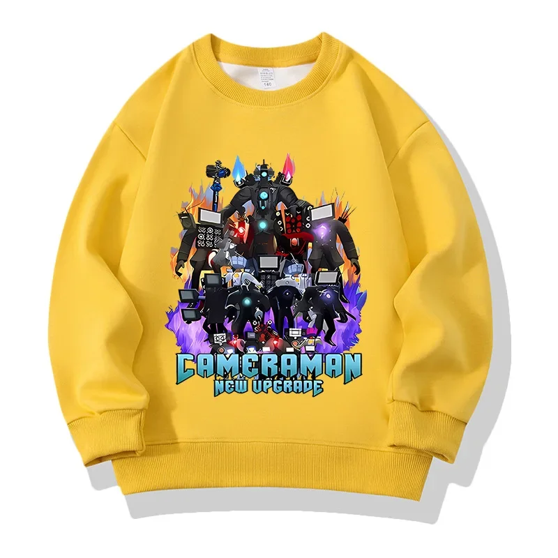 هودي مصور رسومات للأطفال ، توبات بأكمام طويلة ، بلوزات فضفاضة للأطفال ، ملابس خارجية للأطفال ، تيتان مرحاض ، توبات رياضية ، أولاد ، بنات