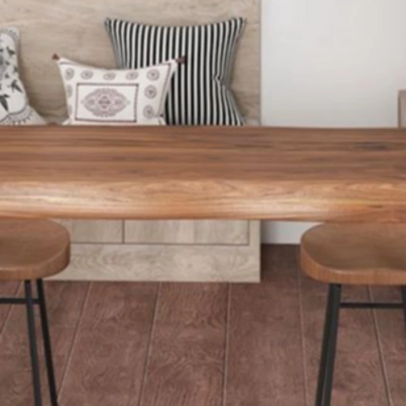 Excelente mesa de Bar para balcón, mesa de comedor estrecha y cómoda para ahorrar espacio, muebles de Bar de artista comercial, Stalas Baro XY40JBZ