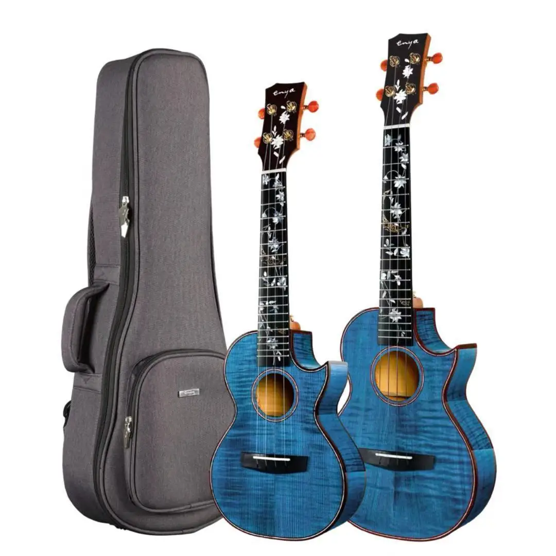 High value tiger pattern maple full single ukulele 23 inch ukulele