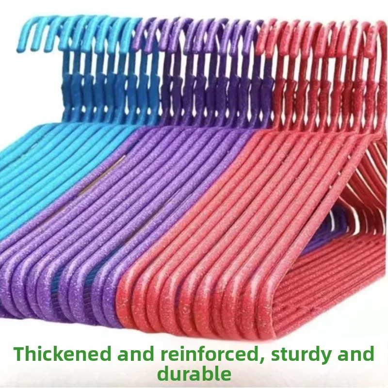 

Thickened household clothes hanger for adults, floor-standing bedroom clothes rack for drying clothes