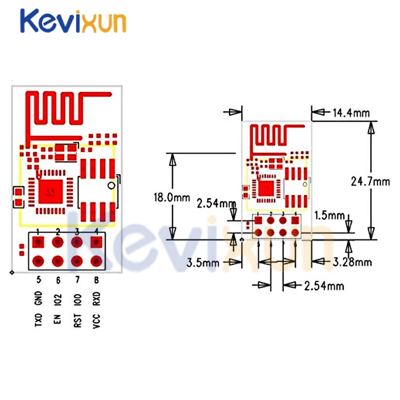 5/10pcs ESP01/ ESP-01S Programmer Adapter Serial High Speed ESP8266 CH340G USB To ESP8266 Serial Wireless Wifi Developent Board