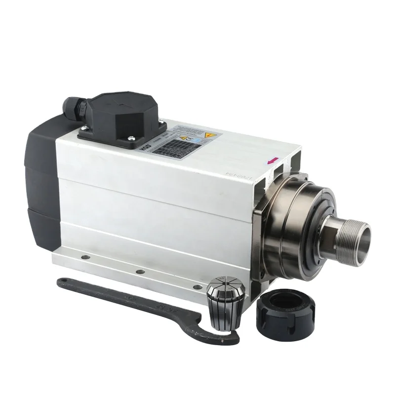 Cnc Mini High Speed Hqd 6kw 18000rpm Air Cooled Woodworking Spindle Motor Gdf60-18z/6.0 4.5kw 7.5kw Set 4kw 3.5kw 2.2kw