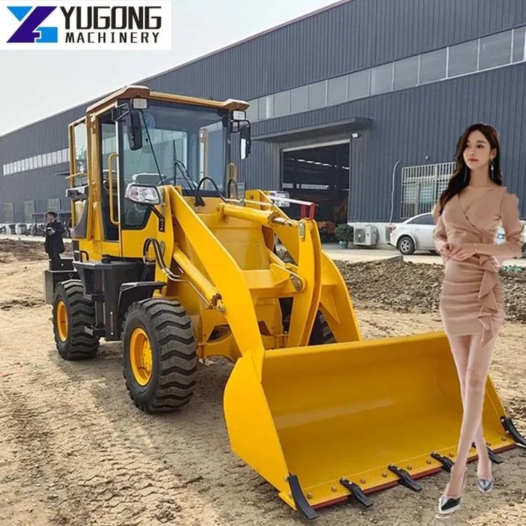 YG Articulated 4 Wheeled with Compact Front Wheel Loader Mini Wheel Loader Front End Loader Shovel Loader Farm Wheel Loader