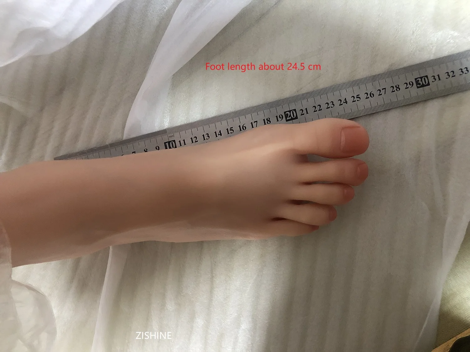 

Simulation Foot Model Real Feet Reverse Mold Fake Nail Art TG4102 Female Large Size Foot Fetish Props Jewelry Display Salon