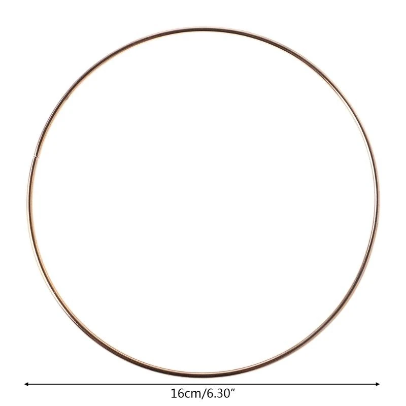 Round Dreamcatch Circle Iron Circle Shape DIY Crafts Project for Christmas Valentines Holiday Decorations best sale