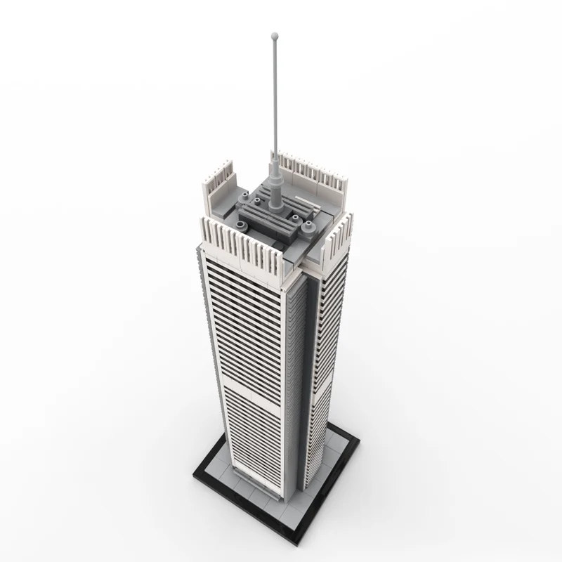 MOC building blocks New York Times Building/Tower 1:800 scale building model building blocks DIY birthday Christmas gift