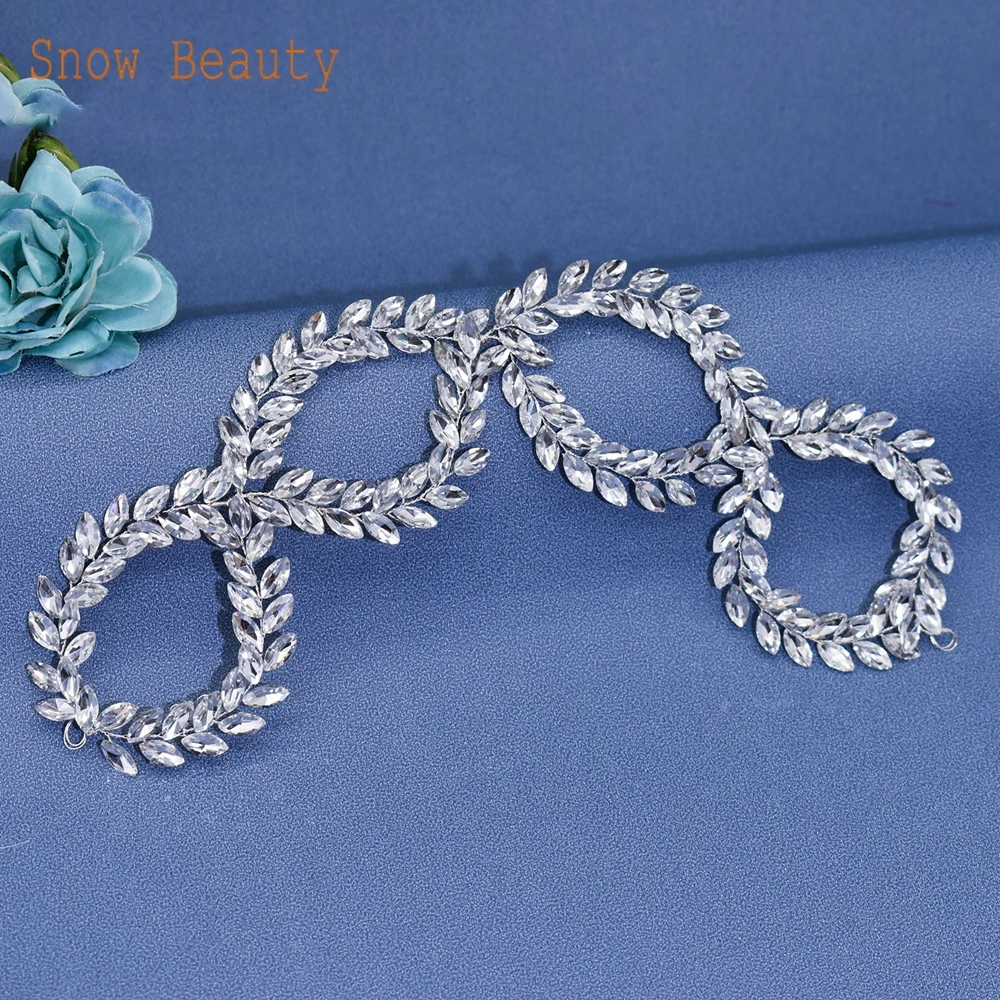 Dz006 Bruiloft Tiara Bruids Haaraccessoires Kristallen Hoofddeksels Vrouwen Hoofdtooi Feest Sieraden Bruiloft Strass Tiara Hoofdband