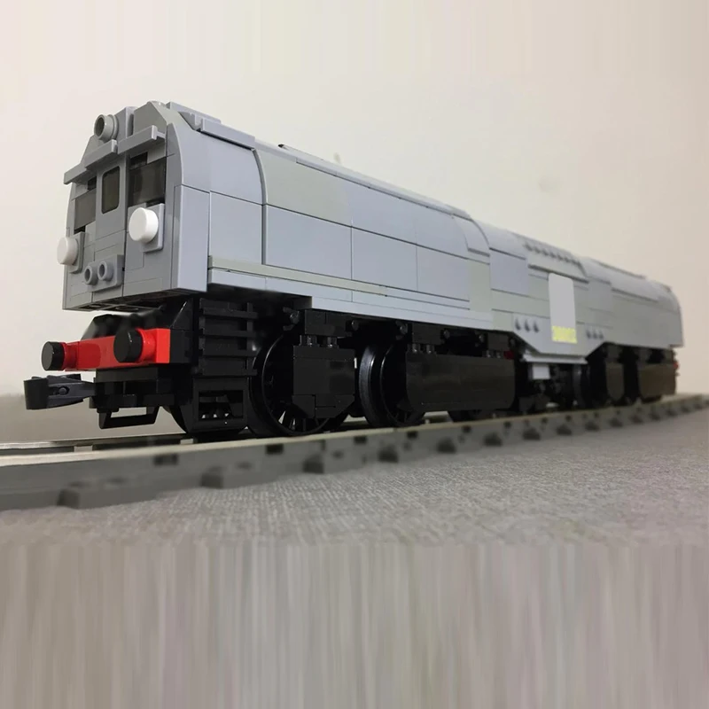 Modelo de coche urbano, ladrillos de construcción MOC, líder Bulleid, locomotora de vapor, tecnología Modular, regalos, vacaciones, montar, juguetes para niños, traje