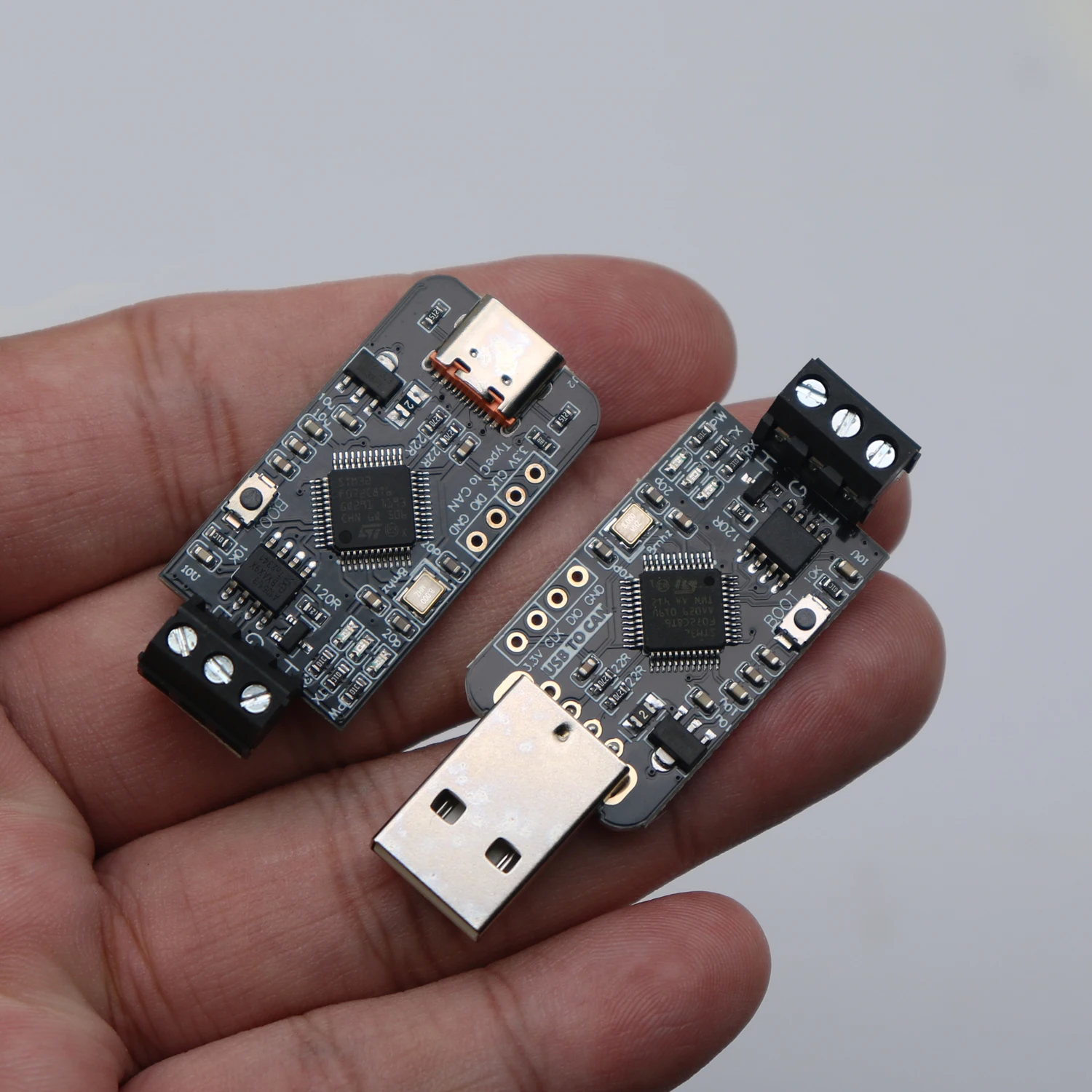 STM32F072 CANable TYPE-C USB to CAN Adapter Debugger CANbus Transceiver PCAN-View CandleLight SLCAN Klipper 3D Printer