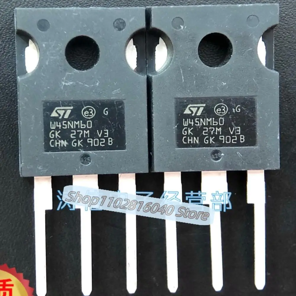 

10PCS/Lot W45NM60 STW45NM60TO-247 N MOS 45A/600V Best Quality Imported Original Spot