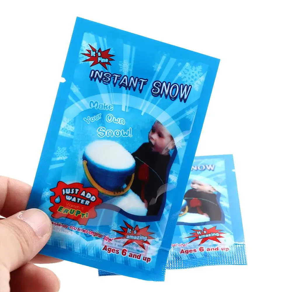 Bílá kreativní absorbant pudr večírek večírek dekorace dekorace pack super vánoce okamžitý umělý sníh sníh