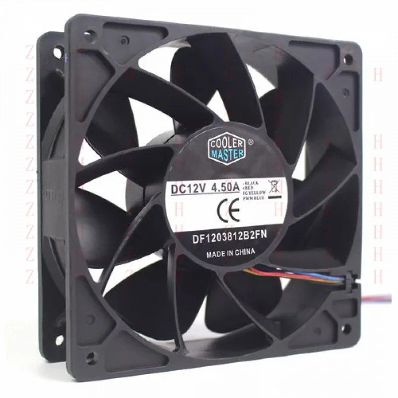 XXZ for  1PC Cooler Master DF1203812B2FN 12V 4.5A 12038 12CM Cooling Fan