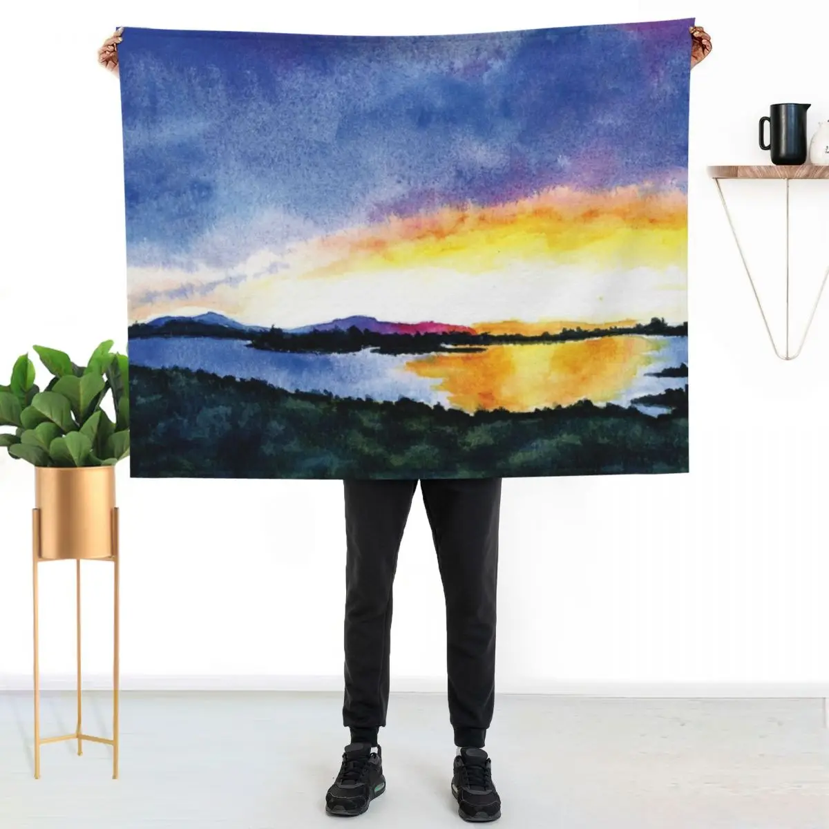 Colorado Sunset Throw Blanket Luxury Brand Blankets For Sofas Thin Hair Designers Luxury Designer Blankets