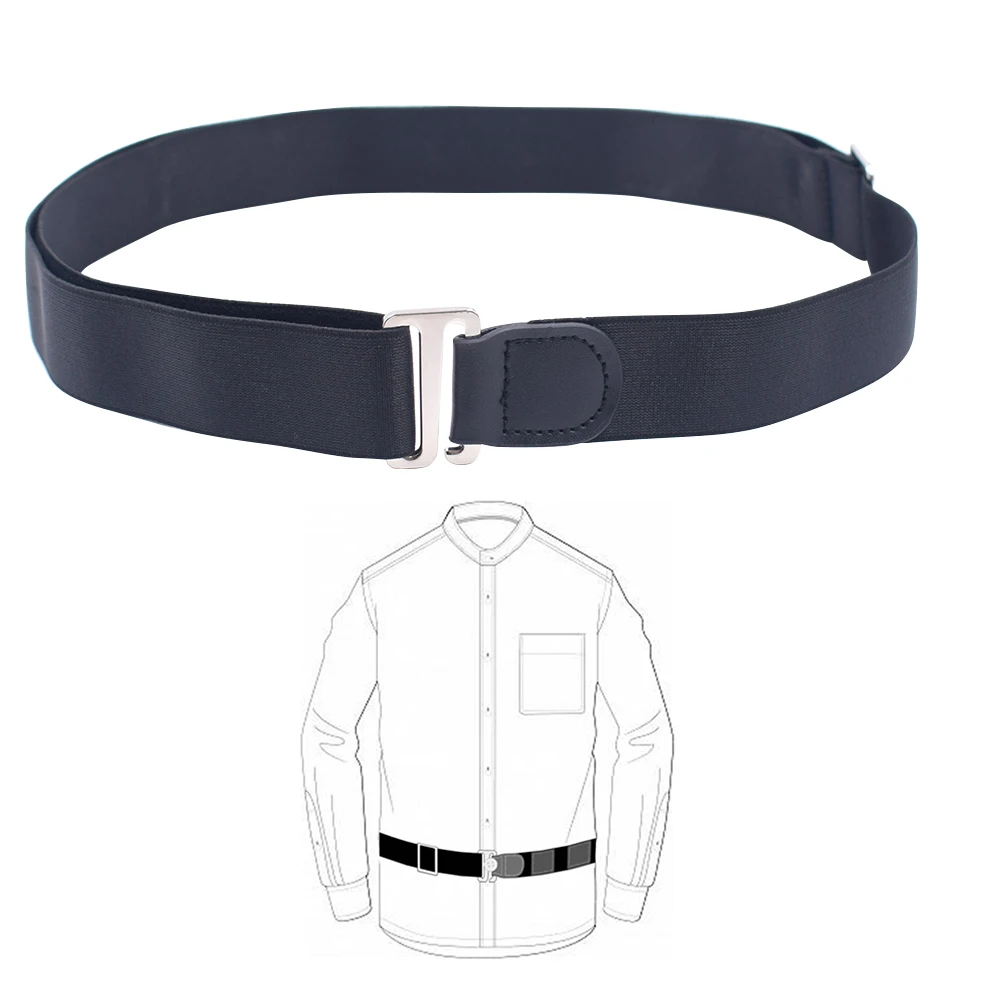 

Adjustable Unisex Shirt Stay Belt 3Cm Wide Non-Slip Anti-Crease Sweat-Resistant Abrasion-Durable Elastic Shirt Lock Undergarment