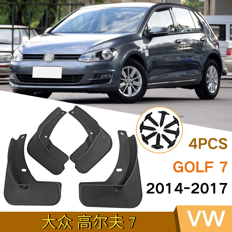 

For 2014 Volkswagen GOLF MK7 Car Tire Fender Waterproof Splash Resistant Car Protection Kit