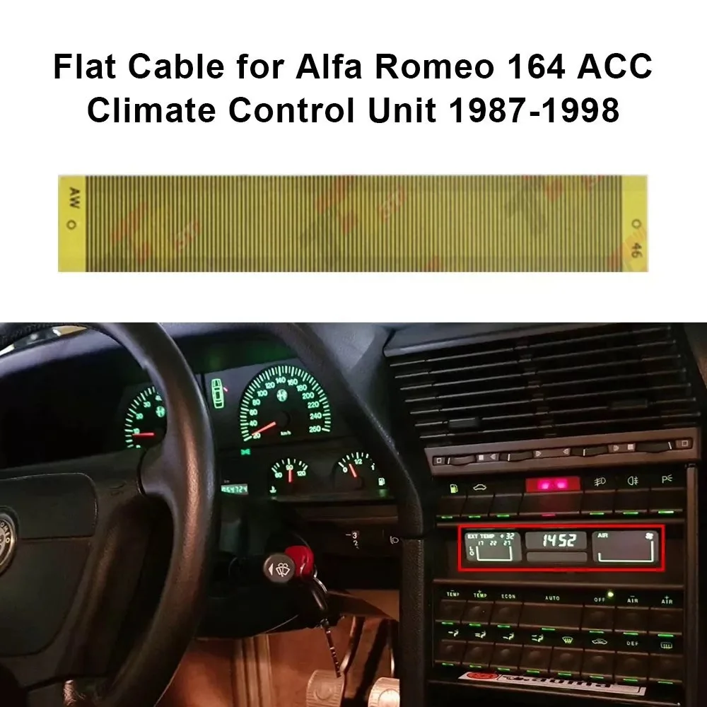 Flachkabel für Alfa Romeo 164 ACC Klimasteuergerät – Detail 3