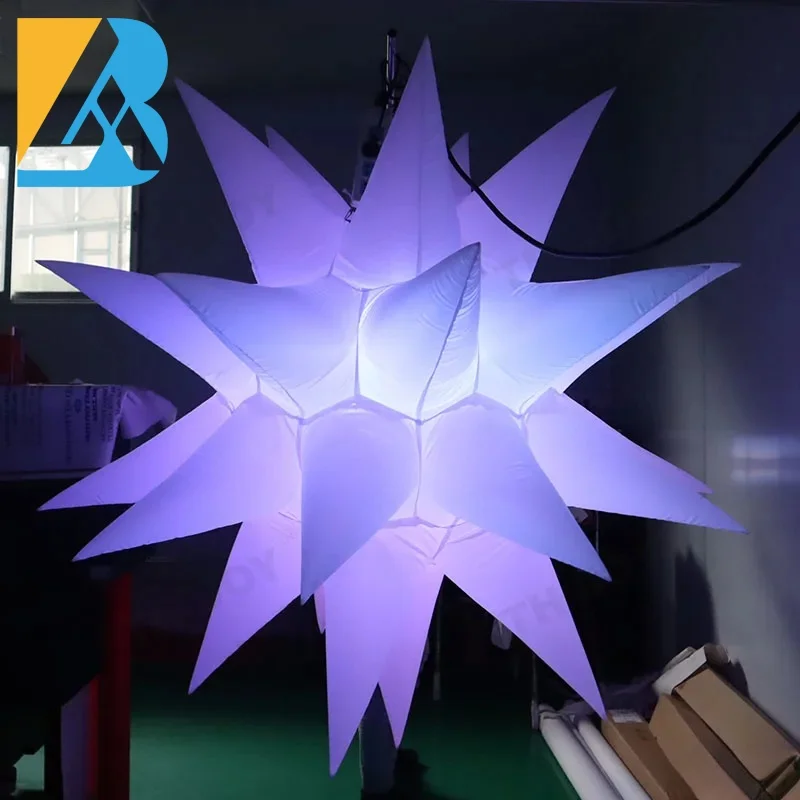 Sustainable Party Decorations Luminescent Inflatable Stars for Space Themed Party Toys