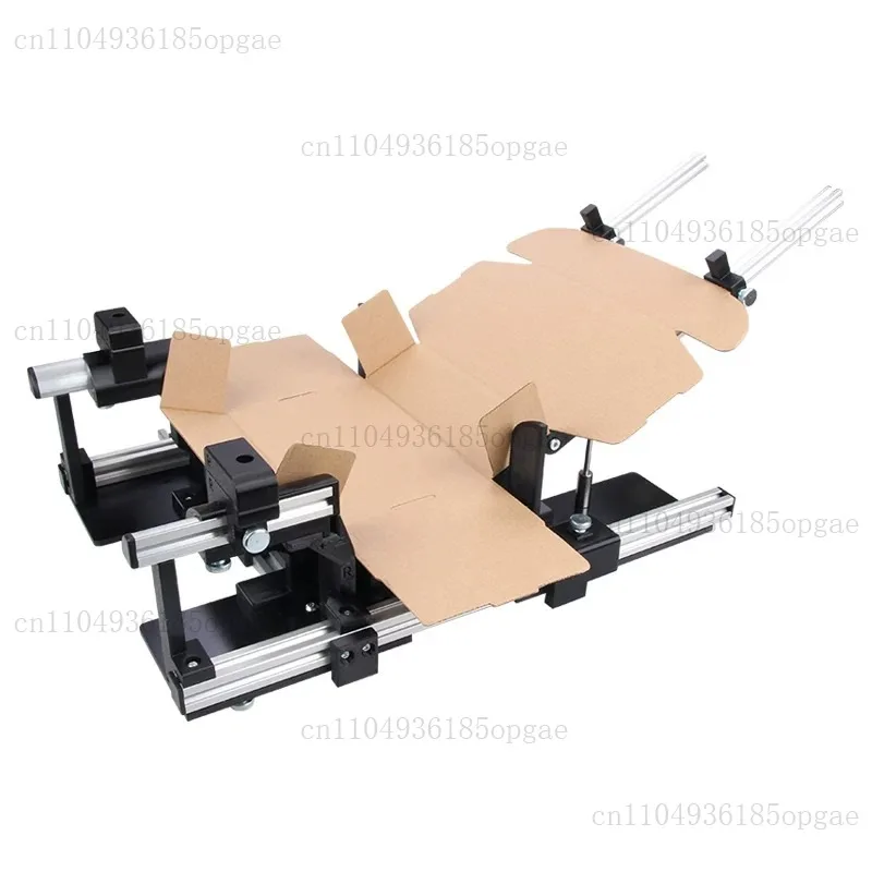 Foldable Paper Box Folding Fixture Box Folding Assistant Tool Manual Tool Packing Machine with Adjustable Dimensions