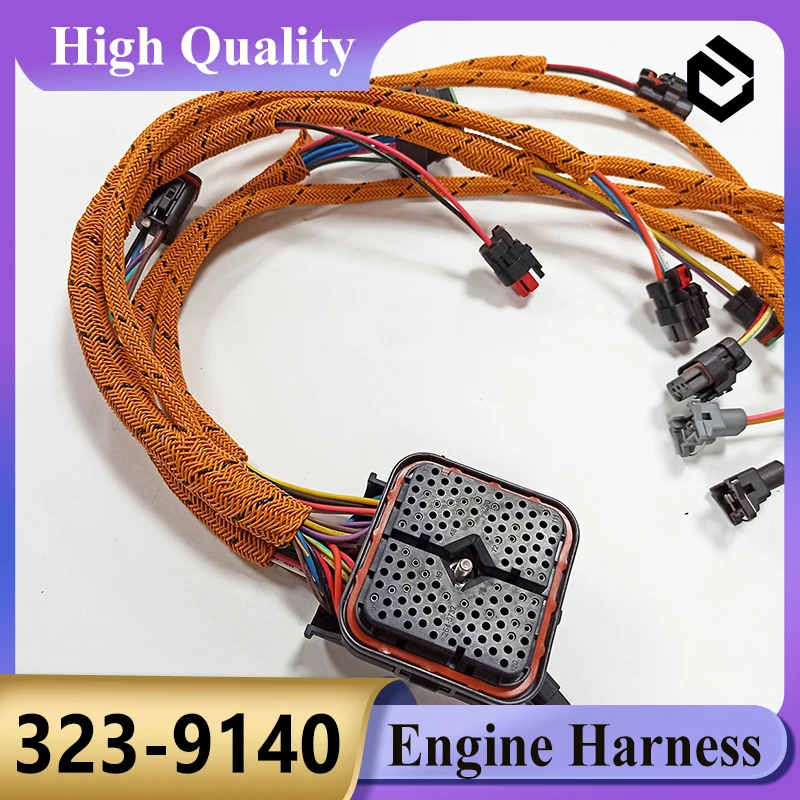 323-9140 Engine Wire Harness 3239140 for Caterpilar CAT Engine C9  E330D E336D E336D2 Excavator Parts