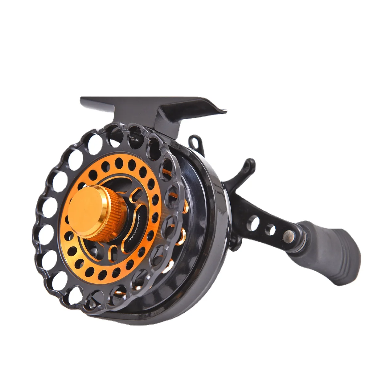 F60T Fly Fishing Reel Wheel 6 + 1BB High Speed 2.8:1 65MM With High Foot Fishing Reels Left/Right Raft Fishing Reel Wheels