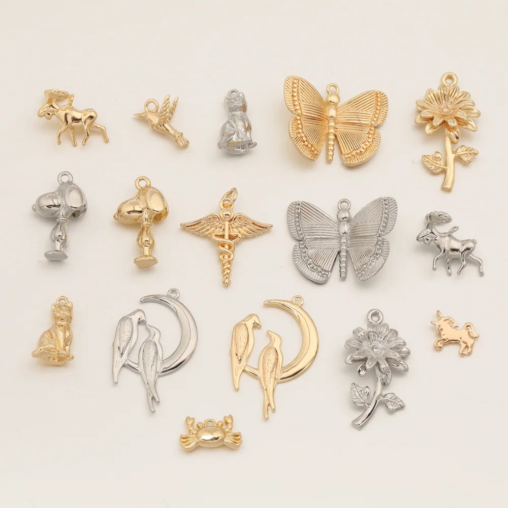 

Cordial Design 50Pcs Copper Pendant/Hand Made/DIY Charms Accessories/Genuine Gold Plating/Jewelry Findings & Components #194353