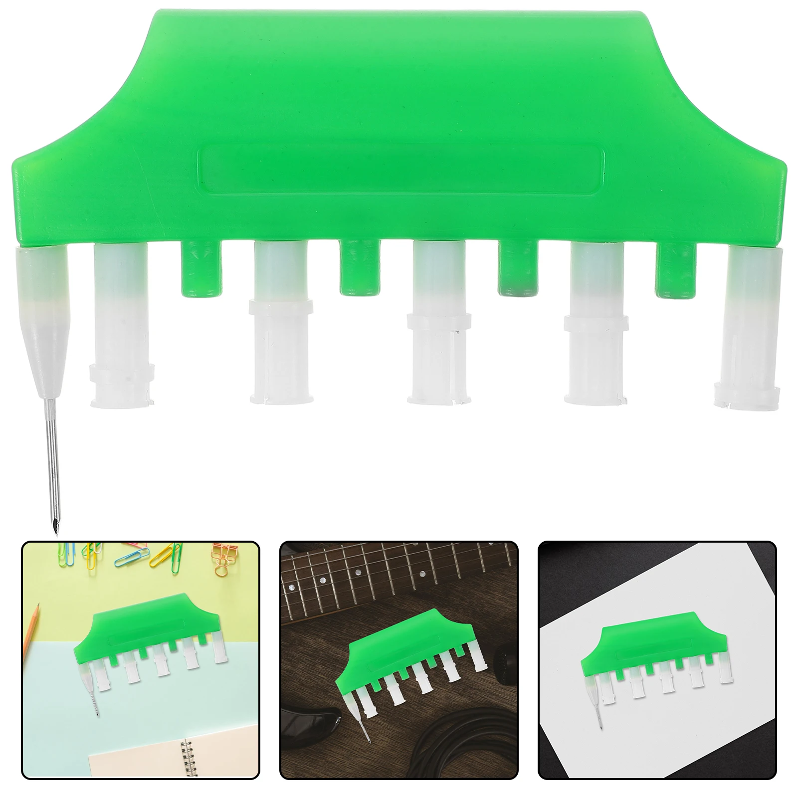 

Five-line Drawing Tool Blackboard Scribe Supply Marking Gauge Green Plastic Multi-purpose High-precision Ruler
