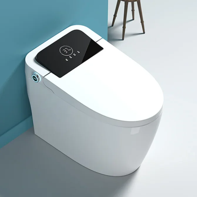 

z Bidet Toilet Bathroom Commode S-Trap Ceramic Smart Toilet