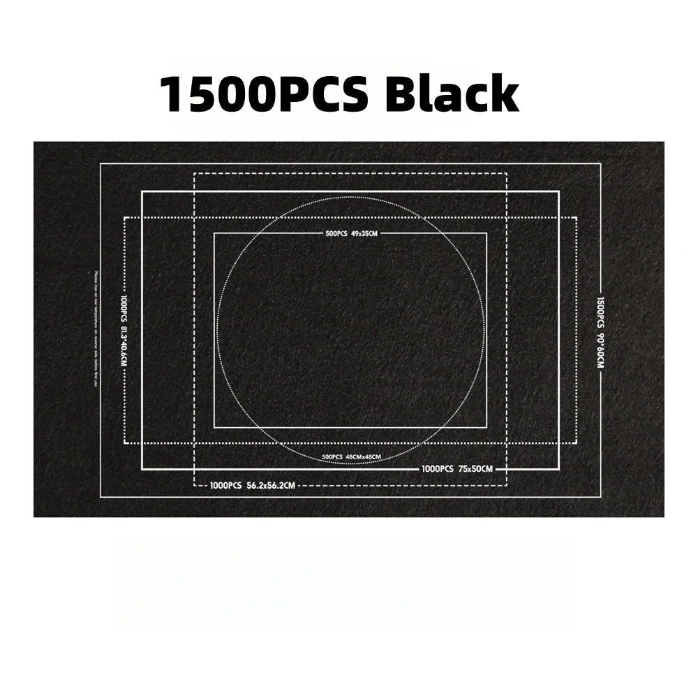 MaxRenard-estera enrollable para rompecabezas, tablero para hasta 1500, 1000, 500 piezas, protector de mesa portátil grande