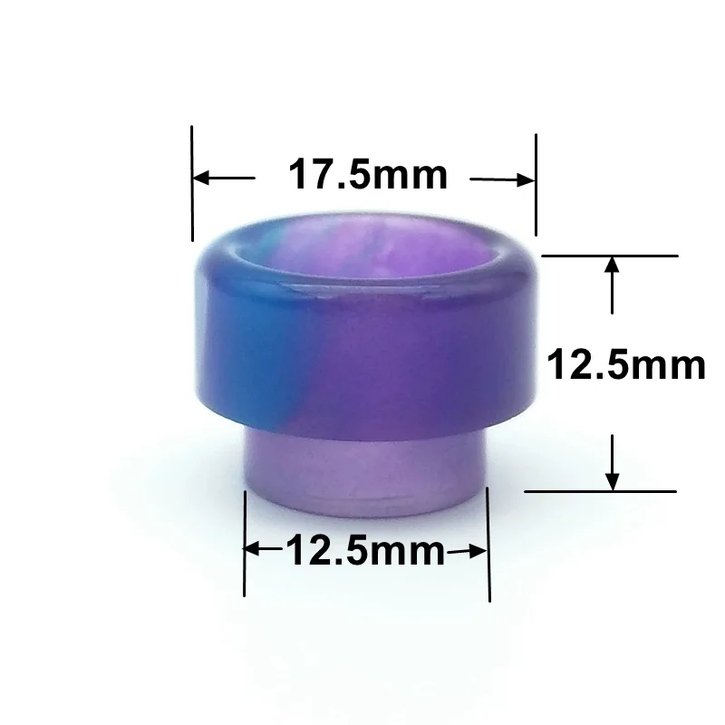 3PCS Hong 528 Drip Tips For Zeus X Mesh Dead Rabbit RTA RDA Tank Drip 810 Tips No Ring Wide Drop