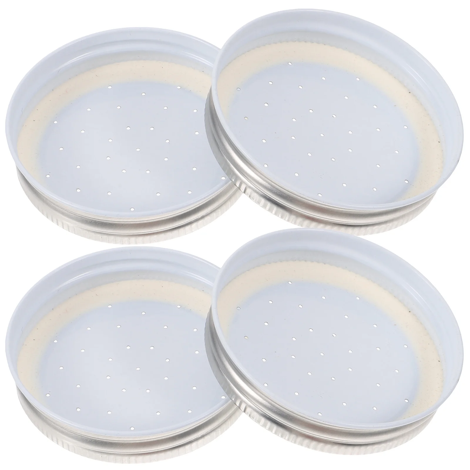 

4 Pcs Bee Waterer Drinking Feeder Letter Bees Syrup Cup Small Device for Beehive Dispenser Metal Beekeeping Houses