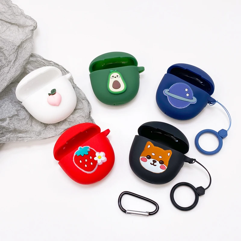 Hoạt Hình Dành Cho 1 Hơn ComfoBuds MINI Bao Vòng Silicone Chống Thả Bảo Vệ Bluetooth Ốp Lưng Vỏ Hộp Phụ Kiện bao Da